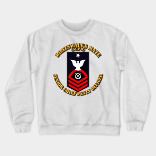 Navy - SCPO - Blue - Red with Txt Crewneck Sweatshirt